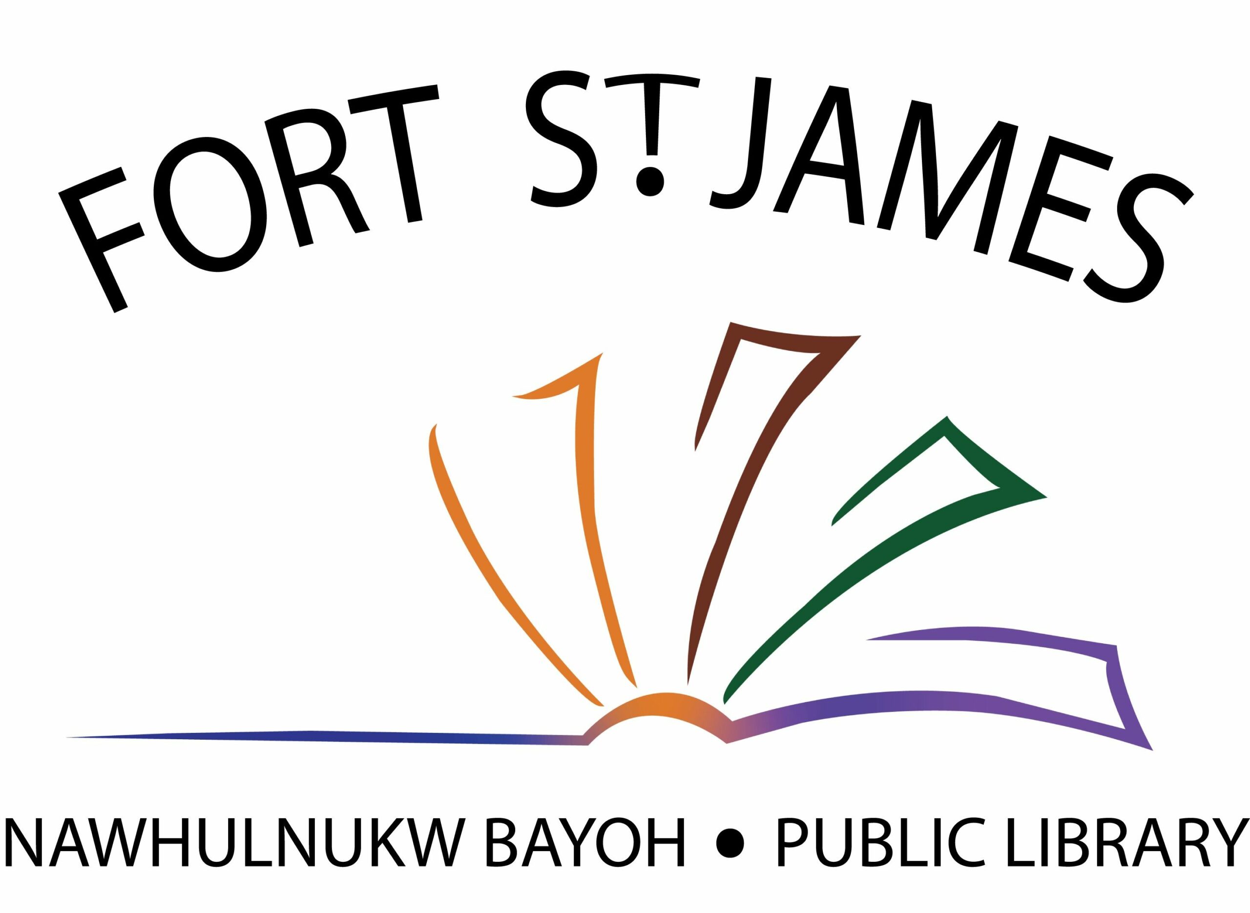 Logo and link to home page for Fort St James Public Library.